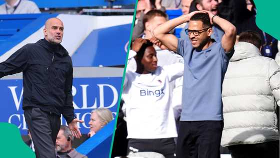 Liam Rosenior reacts as Chelsea set unwanted record in loss to Man City