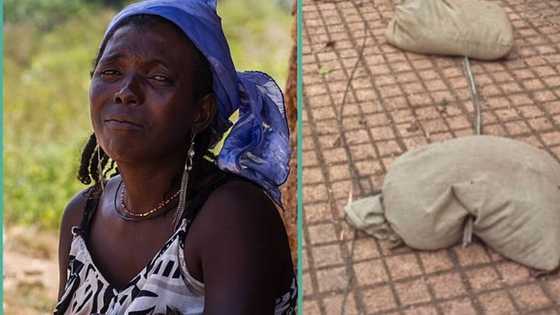 Nigerian lady cries out after opening house help's bag at home to find unexpected items inside