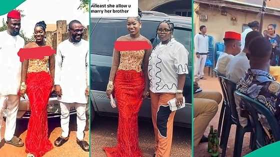Lady gets married to roommate's brother after spending holiday at their family house, video trends