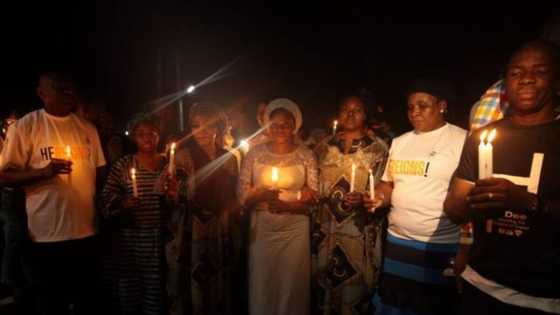 Photos emerge as hundreds hold candlelight procession for late Dare Adeboye