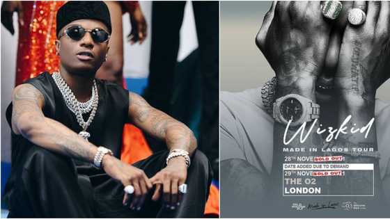 Made in Lagos tour: Wizkid breaks 1st record as he sells out 2nd date at 02 London in 2 mins