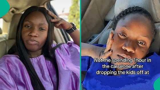 Nigerian mum with 2 children laments over challenges of motherhood, video melts hearts