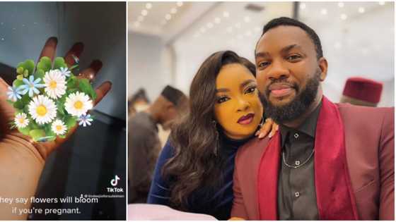 “God abeg I’m not ready”: Actress Linda Ejiofor cries out, teases fans about second pregnancy, shares video