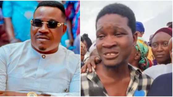 "I know I offended him, he should forgive me wherever he is": Murphy Afolabi's son breaks down at his funeral