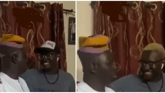 African parents: Video captures father's disappointment as son unveils dyed hair