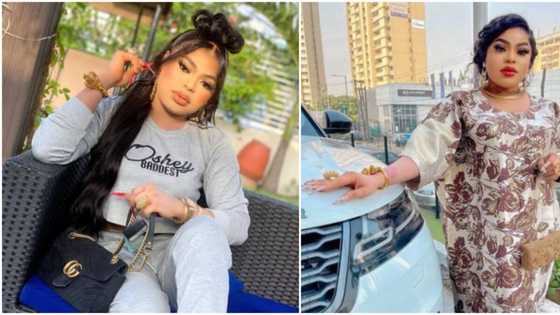 Una dey argue when I said good girl no dey pay: Bobrisky gushes as he congratulates his proteges buying cars