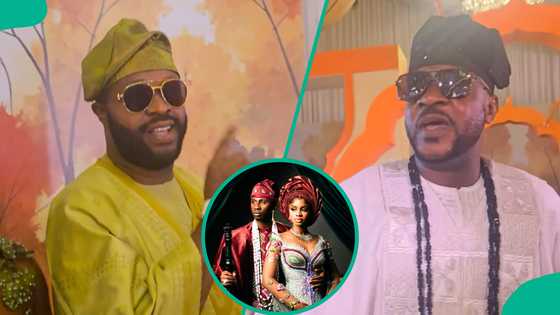 JP25: Femi Adebayo shades Odunlade Adekola for not wearing asoebi to wedding, “Always wearing white”