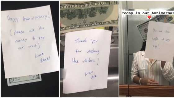 Please use the money to pay our rent, man says in video after gifting wife plenty cash on wedding anniversary