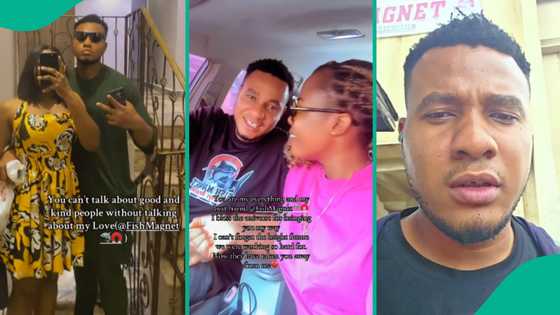 Lady who says Fish Magnet was only man she had releases their loved-up videos online, breaks hearts