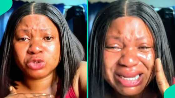 Video as lady breaks into tears, accuses university of failing to release her results after 5 years
