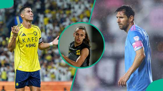 Super Falcons star Plumptre places Messi, Ronaldo out of top 5 in blind ranking of greatest players