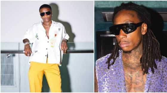 He dey copy Wizkid album: Fans react as US rapper WizKhalifa tweets 'more empathy, less ego'