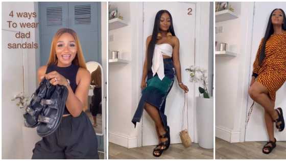 How to rock dad sandals: Fashionista Powede Awujo shows 4 stylish ways