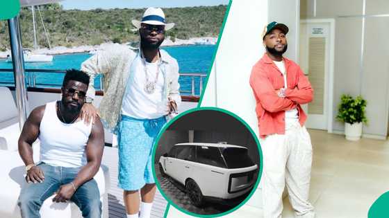 Davido splashes millions on diamonds, brand new Range Rover for his favourite aide Lati on his bday