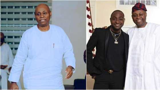 Davido's father Deji Adeleke donates N500m to FG and food items worth N500m in Osun state