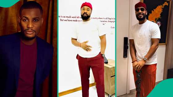 Who wore it better? Man generates buzz after recreating Nollywood actor Alexx Ekubo's look