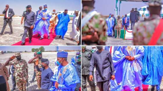 Buhari ya tafi Nasarawa, Osinbajo ya dura birnin Maiduguri domin wata ziyara