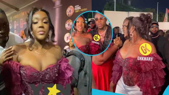 TGMA 24: Stonebwoy's wife named among worst-dressed celebs as she rocks lace top and white pants