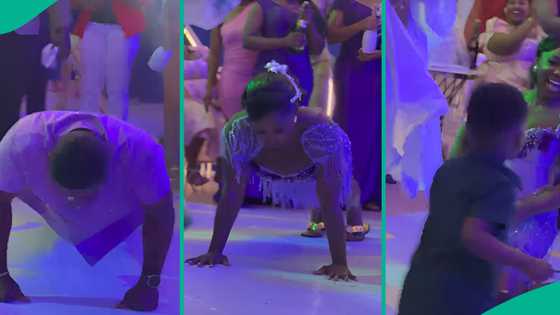 Strong bride does 32 push-ups at her wedding, dazzles guests and MC, video generates buzz