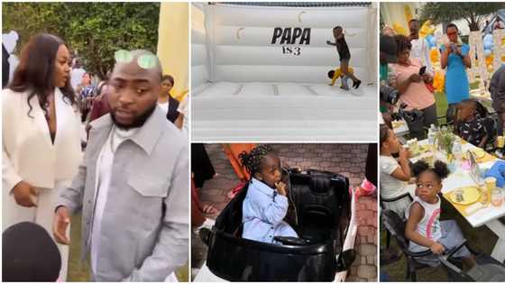 Imade absent as fun videos from Ifeanyi Adeleke's lavish 3rd birthday surface, Davido, Chioma serve goals