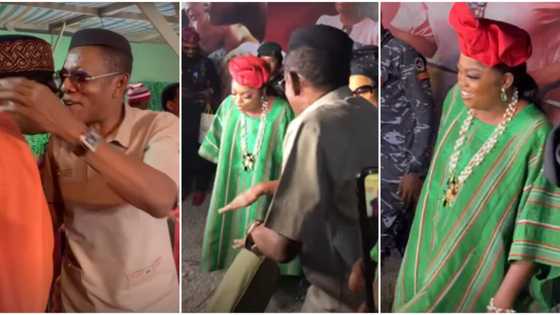 Battle on Bukka Street: Funke Akindele, Sola Sobowale, Osuofia show off their Igbo dancing skills at premiere