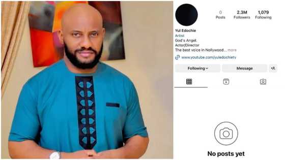 "Grief is a terrible thing": Yul Edochie empties IG account hours after deleting Judy Austin and son's photos