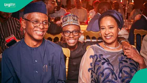 Mohammed El-Rufai celebrates parents' 27th wedding anniversary, calls stepmum family 'glue'