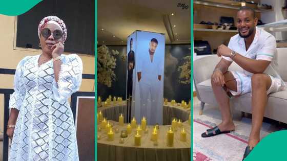Lady cries after watching late actor Alexx Ekubo’s memorial videos, shares daughter's reaction