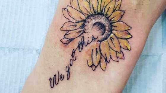 Get fascinated with these sunflower tattoo designs