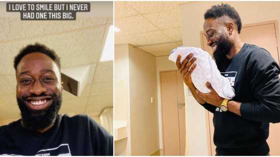 Nigerian comedian Lekan Kingkong shares photo as he welcomes son, fans congratulate him