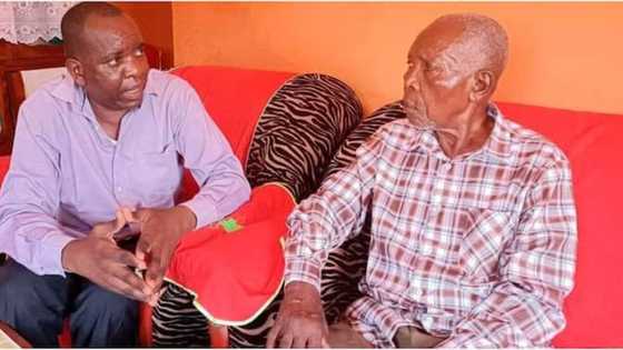 Man who went abroad in search of greener pastures returns home empty-handed 42 years later at the age of 94