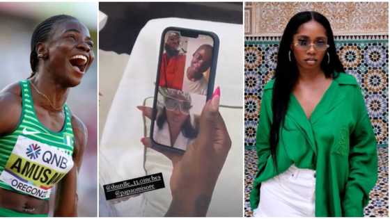 "Any support you need, I’m with you 100%": Tiwa Savage congratulates Tobi Amusan in heartwarming video call