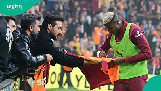 Galatasaray star Victor Osimhen shares touching moment with fan after gifting him his league-winning jersey