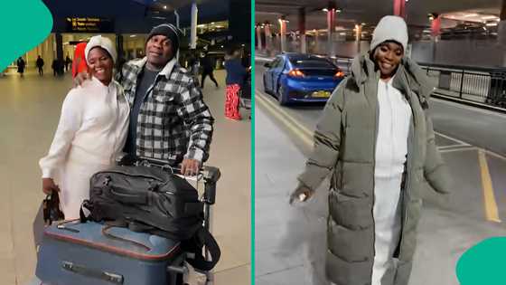 UK-based man cries like baby as his wife visits him after 17 years, airport video trends