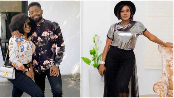 "Na advert una dey pull?" Nigerians react as Basketmouth's wife markets business after announced separation