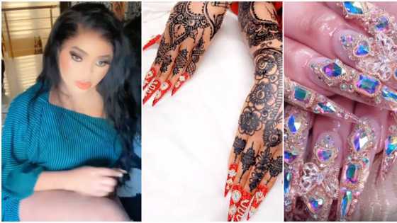 “Emiliano rora”: Funny reactions as Bobrisky claims to fix nails for N200k, begs to be excluded if it’s cheap