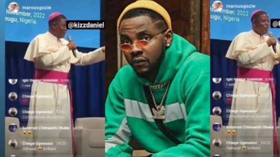 Reactions as priest sings Kizz Daniel's 'Odoewu' song during church service