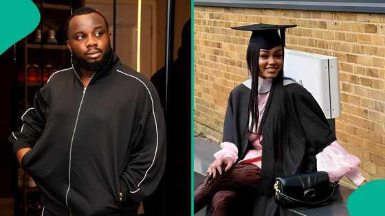 Sabinus' wife Ciana graduates from university against all odds: "Had distinction despite challenges"