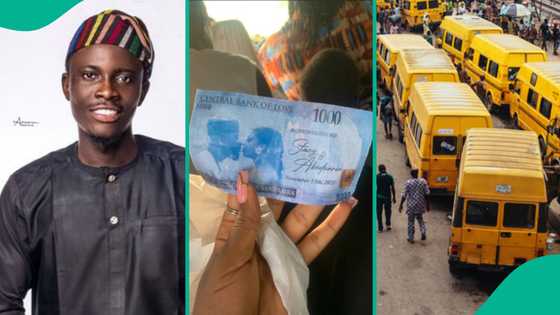 Man displays photo of fake N1000 note reportedly issued to conductor by passenger