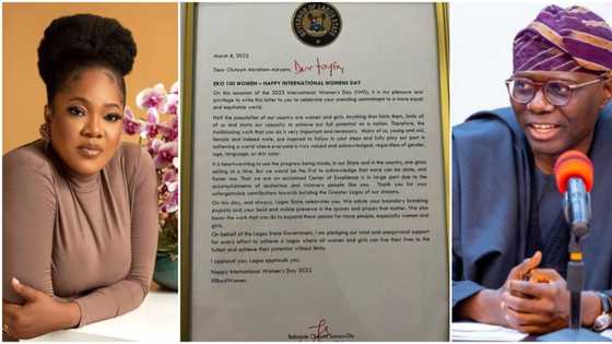 You have been bought: Reactions as Toyin Abraham receives recognition award from Lagos state government