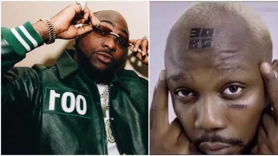 “What if Davido changes company name?”: Many ask as singer’s fan tattoos 30BG logo on forehead, video trends