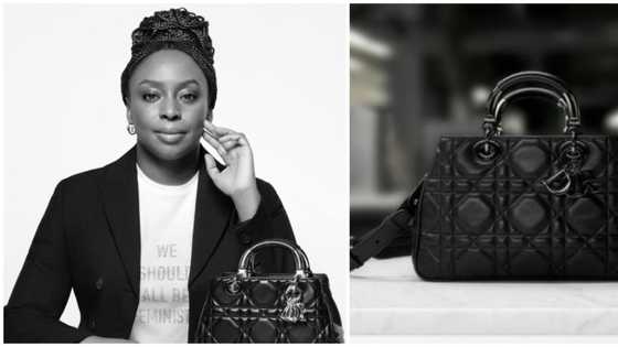 Renowned Nigerian writer Chimamanda Adichie stars in Dior bag campaign, Nigerians impressed