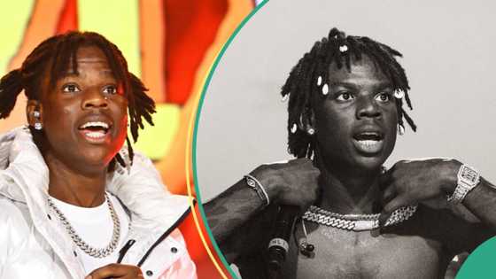 "Where una come from?" Rema runs off live session as 2 Oyinbos speak pidgin to him in fun video