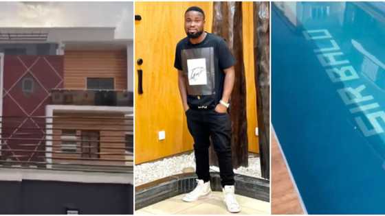I will buy camera and start shooting skits too: Cute Abiola excited as colleague Sir Balo acquires new mansion