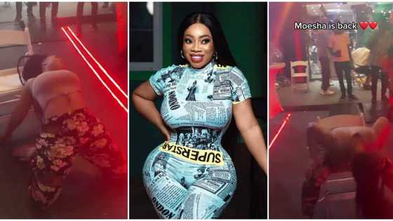 Moesha Boduong gives fire dance moves in a club, video causes stir online, many question her faith