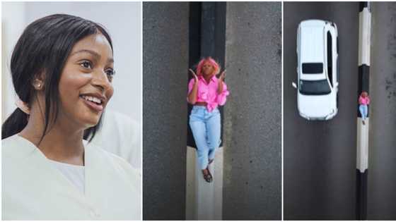 "Don’t do this again": Cuppy causes a buzz with daring video of her lying down in the middle of a Lagos road