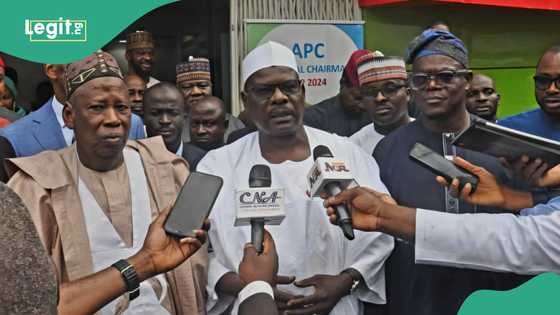 BREAKING: Fresh permutation as Ndume visits Ganduje after APC sacked him