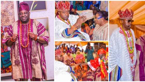 Guru Maharaji, Davido's uncle, other dignitaries storm Dele Momodu's chieftaincy installation ceremony in Iwo