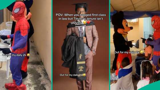 First class law graduate turns entertainer for money, wears Spider-Man costume at kids' event