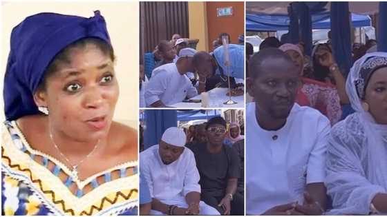 Video from Mide Martins’ mum's 21-year remembrance ceremony emerges, Ijebu, MC Oluomo, others in attendance